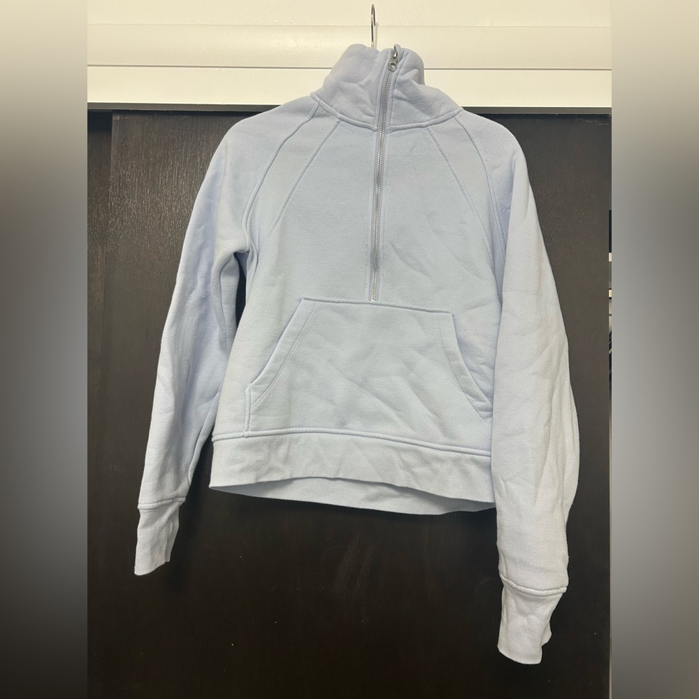 Danskin Women's Light Blue Crew Neck Sweater